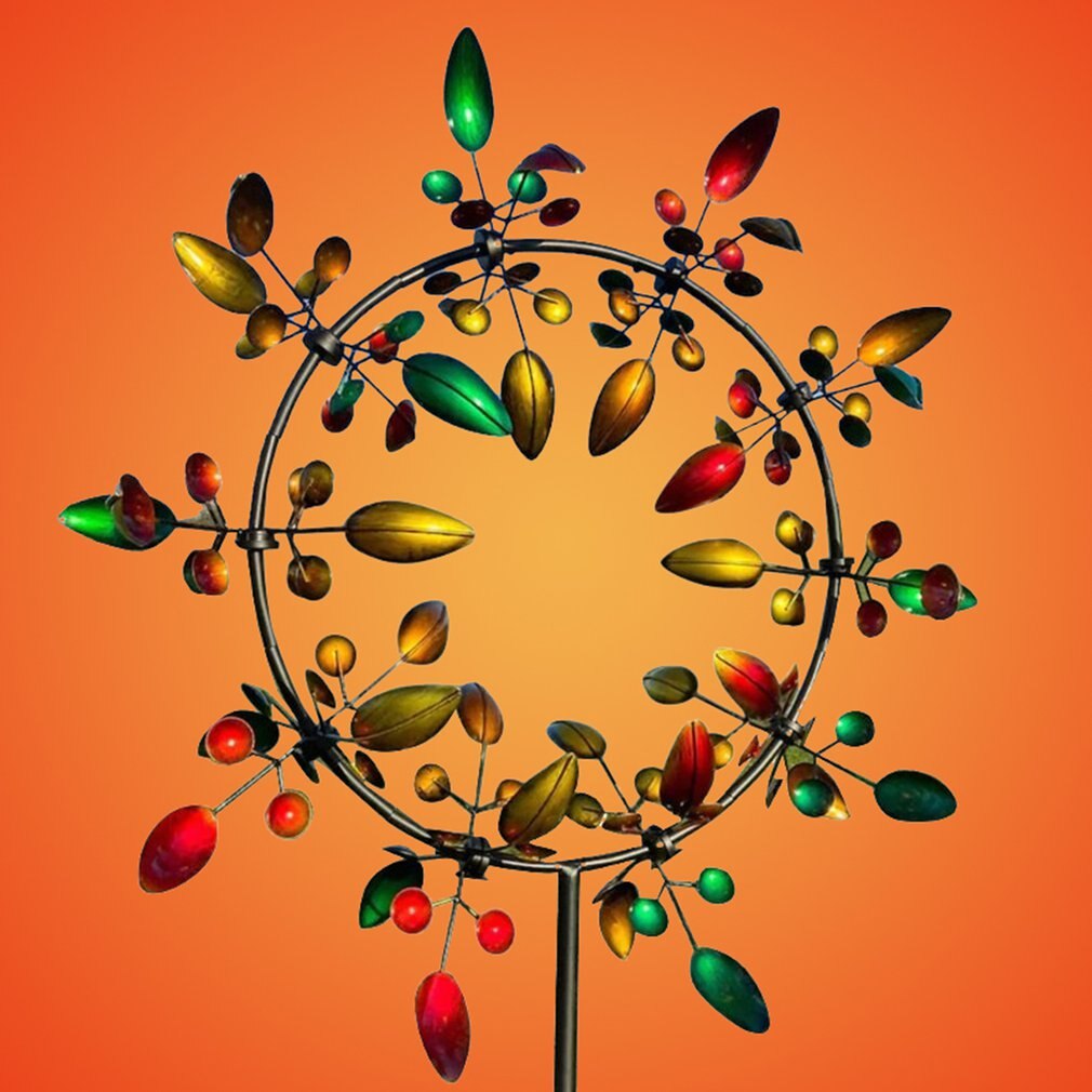 Magical Metal Windmill Fashionable Outdoor Wind Spinners Wind Catchers Windmill For Yard Patio Lawn Garden Decoration