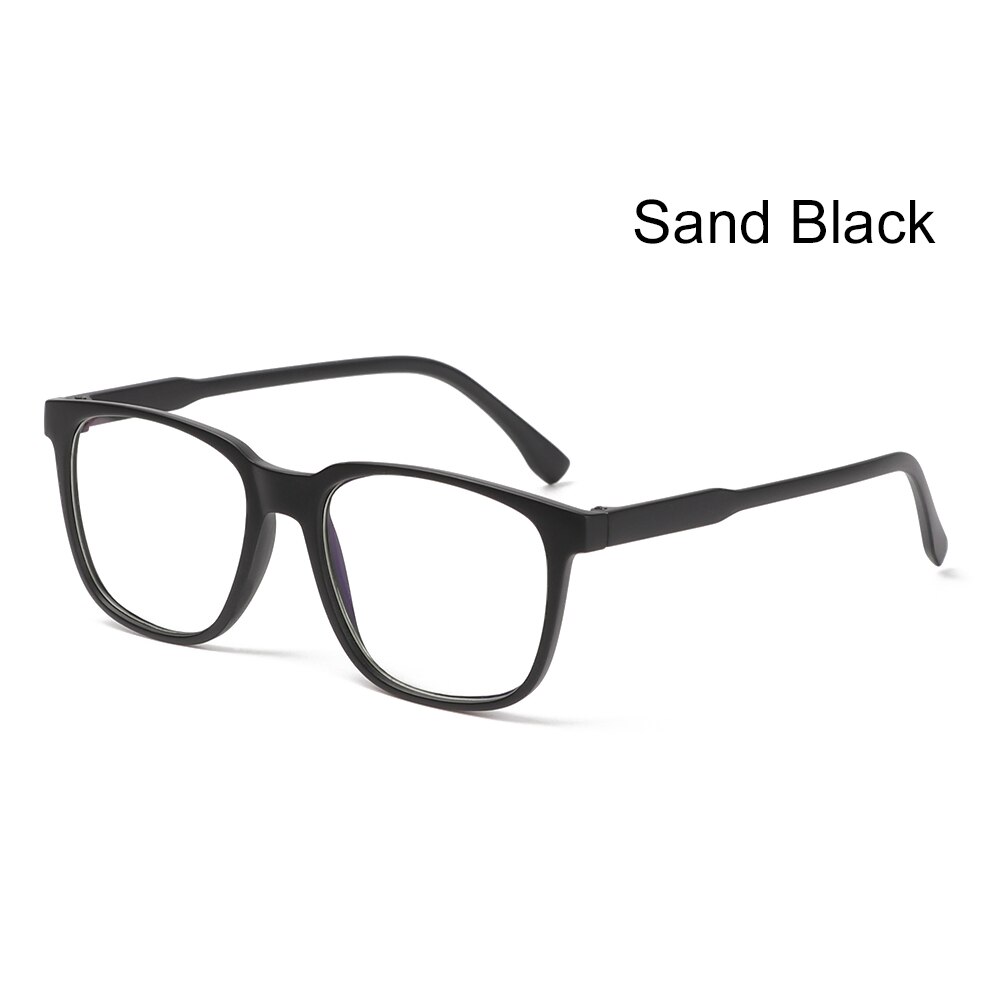 Classic Mobiele Telefoon Computer Bril Bescherming Anti Blauw Stralen Straling Blokkeren Mannen Vrouwen Computer Bril Bril: A-Sand black
