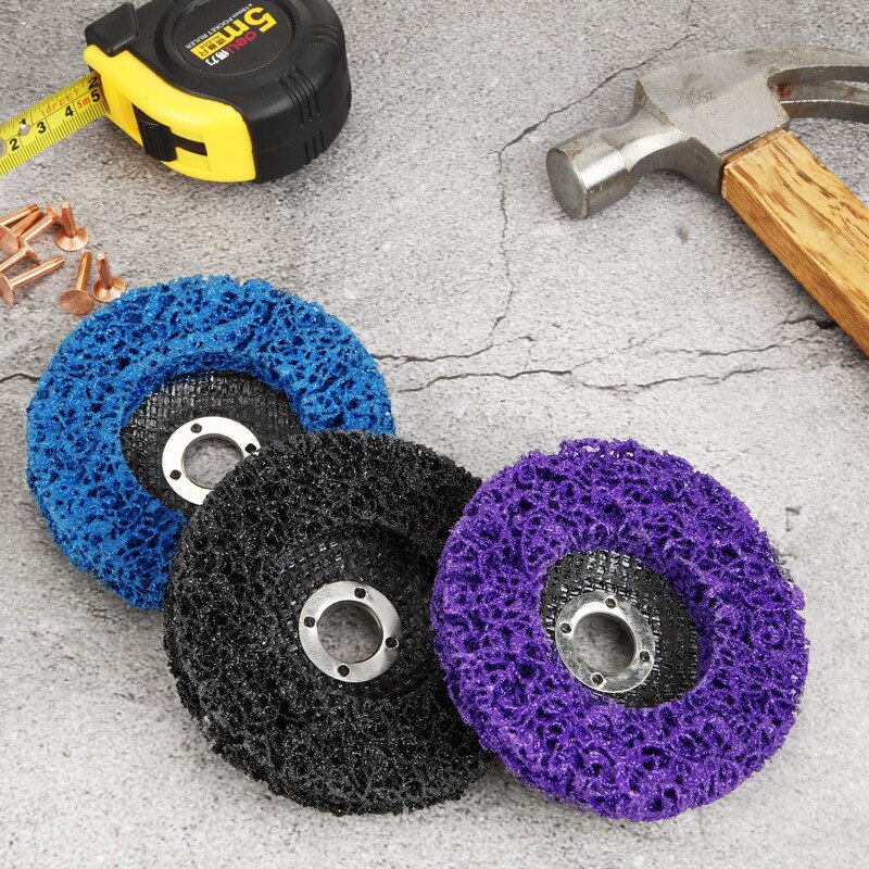 115mm 125mm Polishing Strip Disc Abrasive Wheels Rust Remover Paint Clean Grinding Wheels for Angle Grinder Car Motorcycles