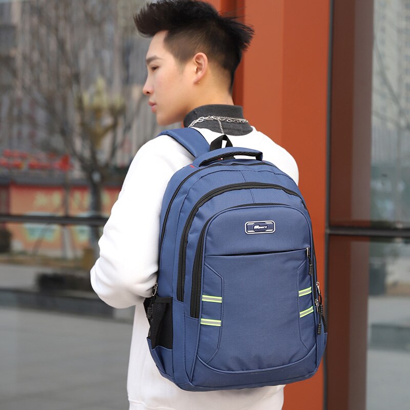 Hommes décontracté marée sac à dos jeunesse étudiant sac à dos en plein air courte distance voyage sac à dos