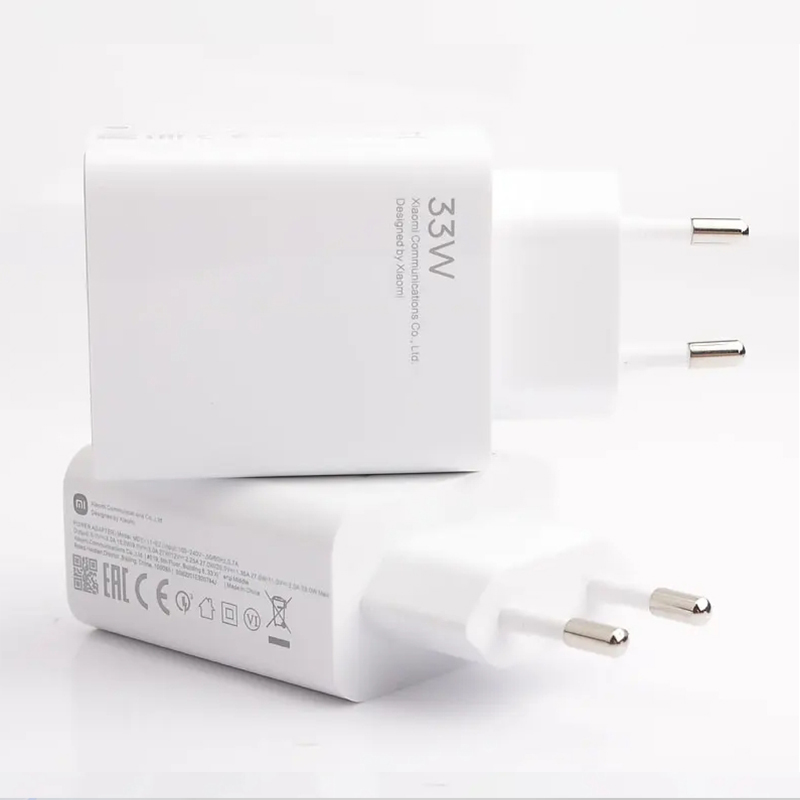 33W Xiaomi Mi 10T Pro Fast Charger Original Turbo Charge EU Cargador 1/1.5/2 M Type C Cable For Redmi Note 12R 13R 12S 9S 10S 13