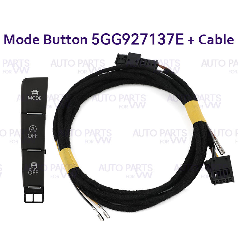 Car ESP OFF Button Start Stop Mode Driving Pattern OPS Parking Assist Model Switch For VW Golf 7 MK7 5GG927238E 5GG927137E: Blue