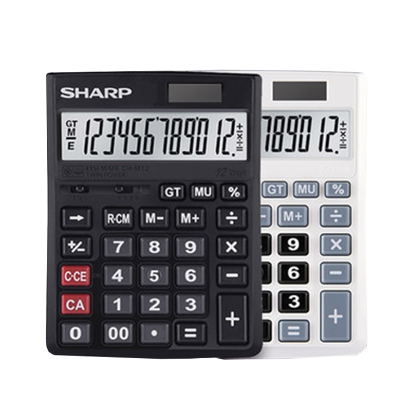 Sharp CH-M12 Kleine Desktop Rekenmachine Kantoor Financial Accounting Computer