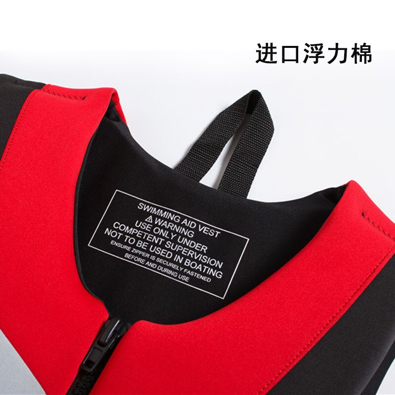 Neoprene Life Jacket Adult Life Vest Water Sports Fishing Vest Kayaking Boating Swimming Drifting Safety Life Vest