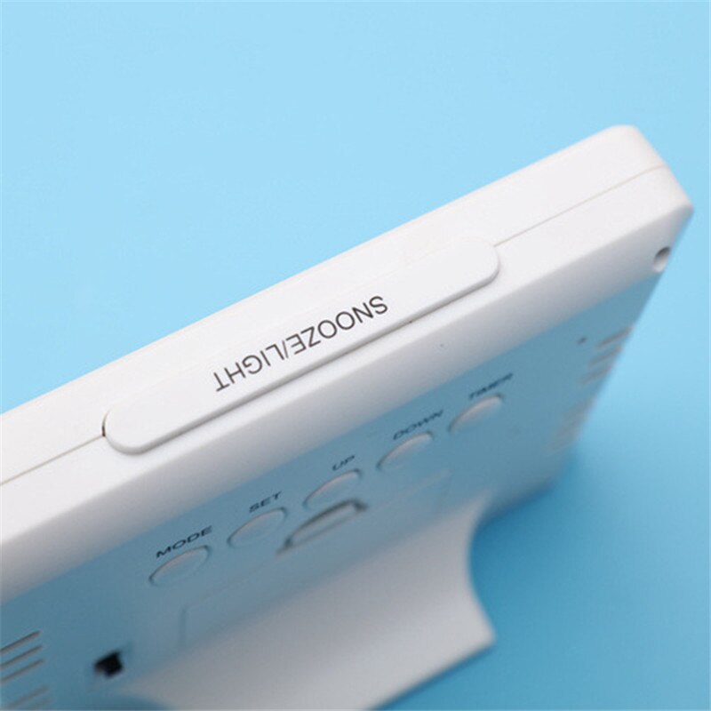 LED Alarm Desktop Digital Clock Home Temperature LCD Display Multifunction Electronic Large Calendar With Temperature