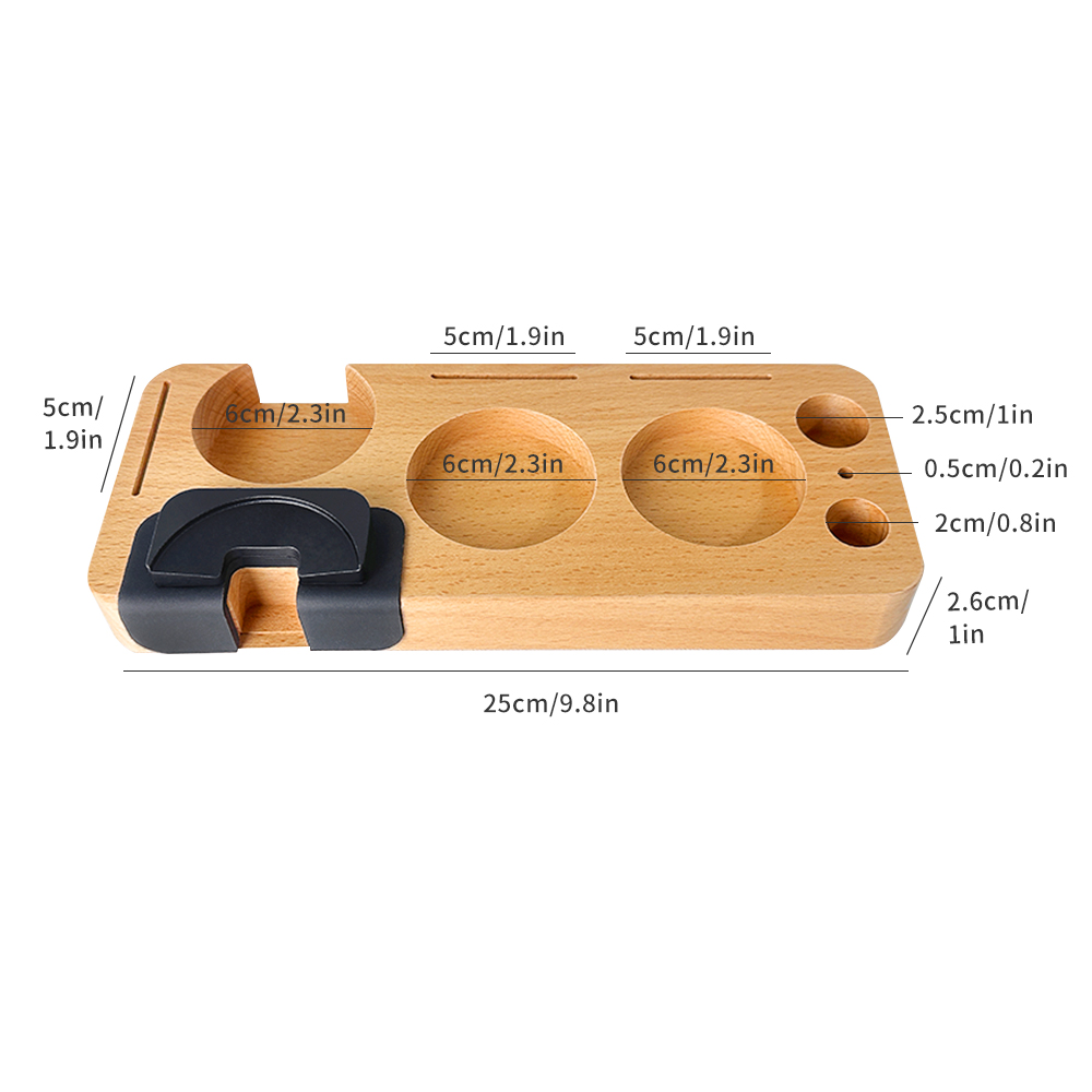 Coffee Tamper Mat Stand Portafilter Holder Rack Espresso 51/53/58mm Tamper Support Base Rack Coffee Tool Barista Accessories: green