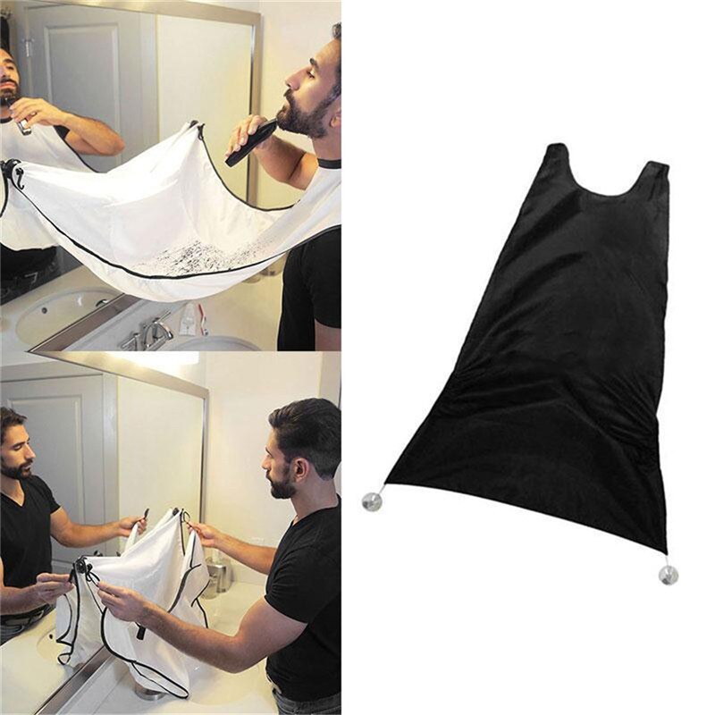 1 pçs masculino avental barba homem avental de corte de cabelo à prova dwaterproof água floral pano protetor limpeza doméstica acessórios do banheiro