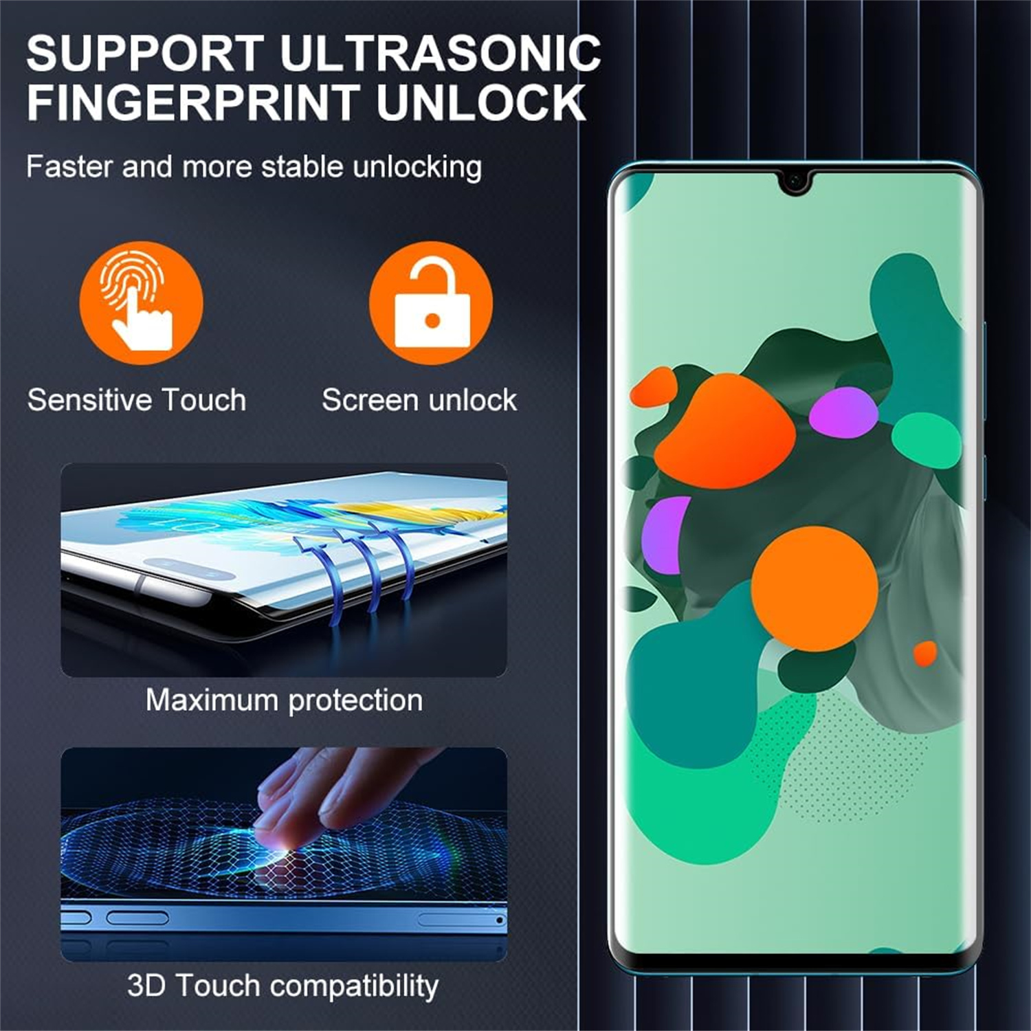 1/4Stck Volle Abdeckung Glas Für Huawei P30 Profi Bildschirm Schutz Für Huawei P30 Profi Gehärtetem Glas Schutz Film