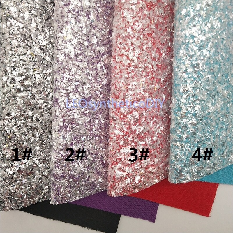 1Pc 21X29CM Glitter Fabirc, Crystal Glitter Leer, Glitter Lederen Lakens Voor Maken Bows Leosyntheticodiy T340A