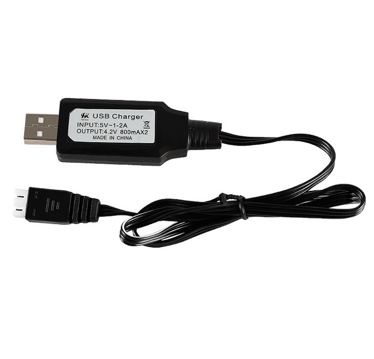 MJX Hyper Go H12Y H12Y+ 1/12 R/C Crawler R/C trucks cars spare parts Original 2S 7.4V 2000mAh Li-ion battery and USB charger: WHITE