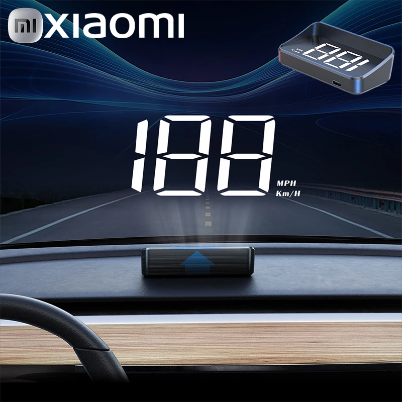 Xiaomi Auto Tacho HUD Kopf hoch Anzeige Digital Geschwindigkeit Meter Windschutzscheibe Projektor Fahrzeuge Lkw Auto Elektronik Zubehör