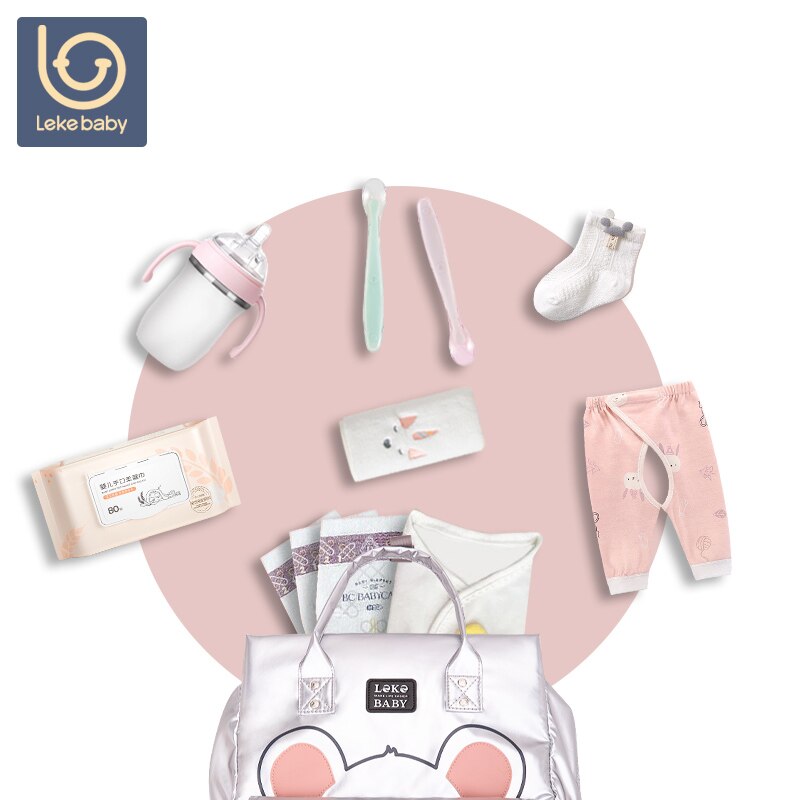 Lekebaby luiertas mummie zwangerschap babytassen reis luier verschonen rugzak vrouwen geïsoleerde lunchtas kinderwagen organizer