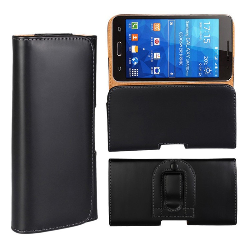 Riem Telefoon Lederen case Voor iPhone Xs Max 6 7 8 plus Universele Taille Holster Pouch Clip Cover Voor Smartphone gevallen Op De Riem