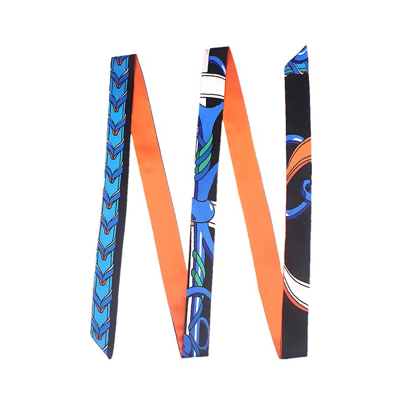 Nouvelle multifonctionnel foulard en soie 200 cm Skinny écharpe femmes sac rubans femme ceinture foulards et enveloppes pour dames: 2