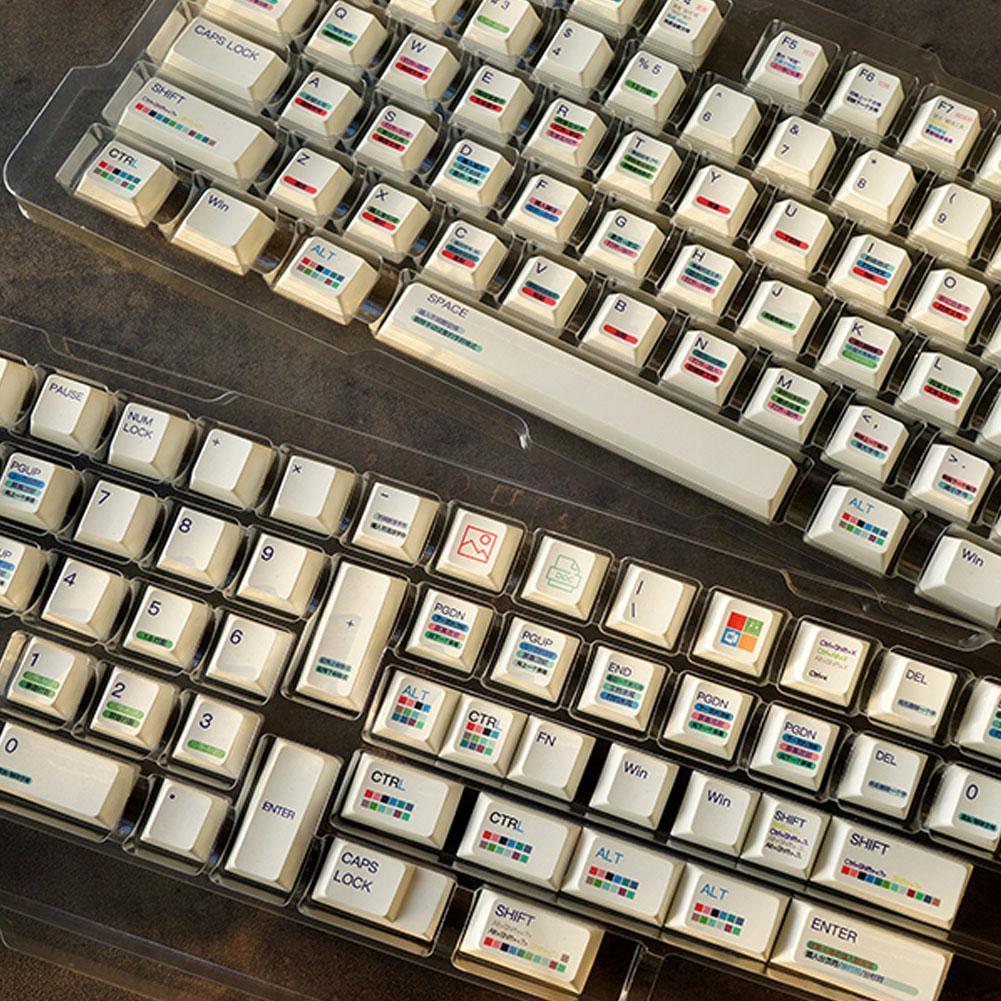 for CHERRY Profile PBT 136 Key Keycaps Dye Sublimation For Filco Ducky IKBC Personality Mechanical Keyboard Keycaps D1F6