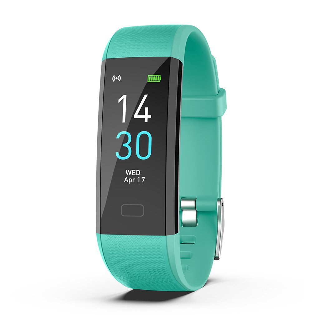 S5 monitoraggio adulto frequenza cardiaca e pressione sanguigna Ip68 orologio sportivo intelligente impermeabile: verde