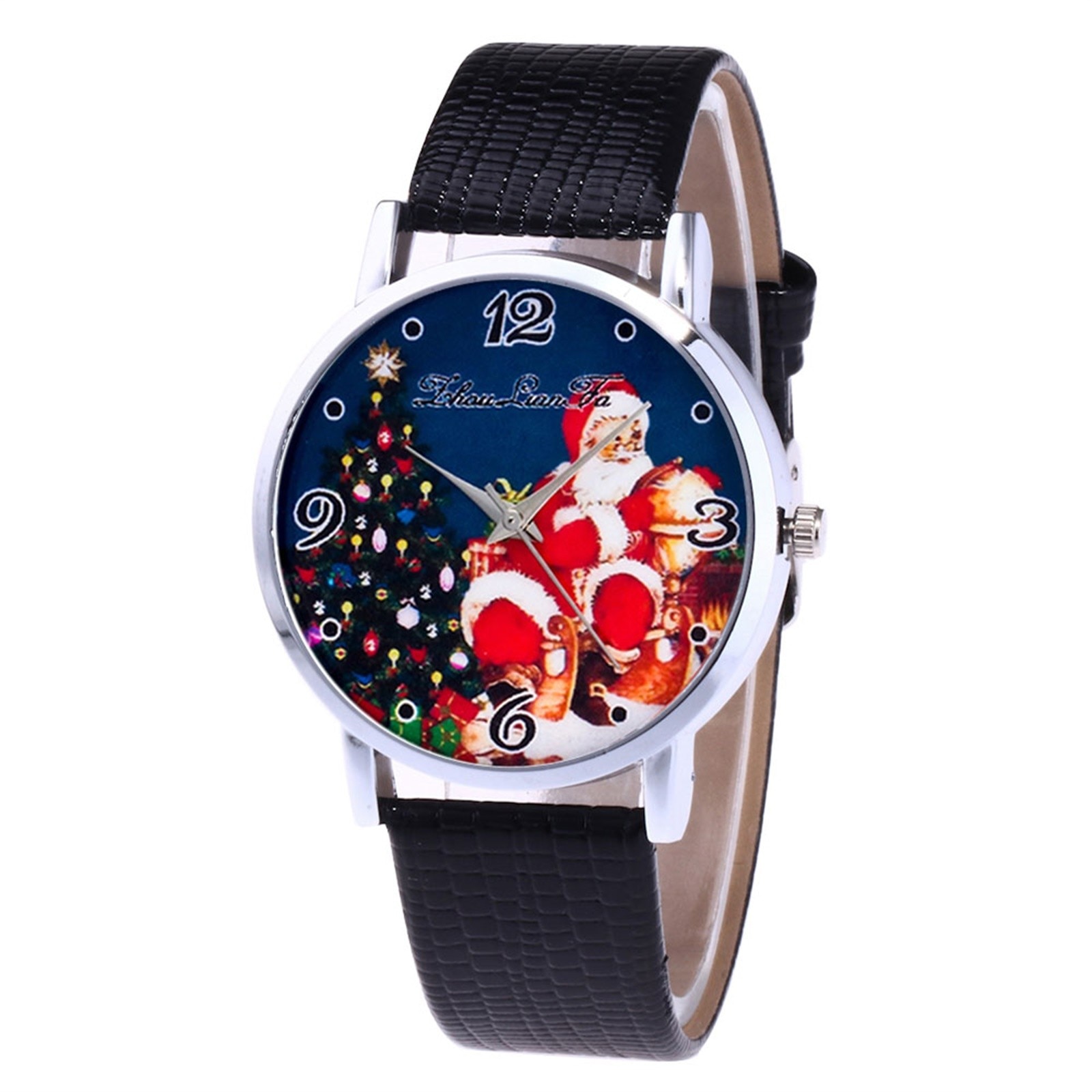 Vrouwen Horloges Business Sport Leisure Quartz Horloge Christmas Gedrukt Wijzerplaat Mannen Ingelegd Met Diamanten Digitale Klok Relogio
