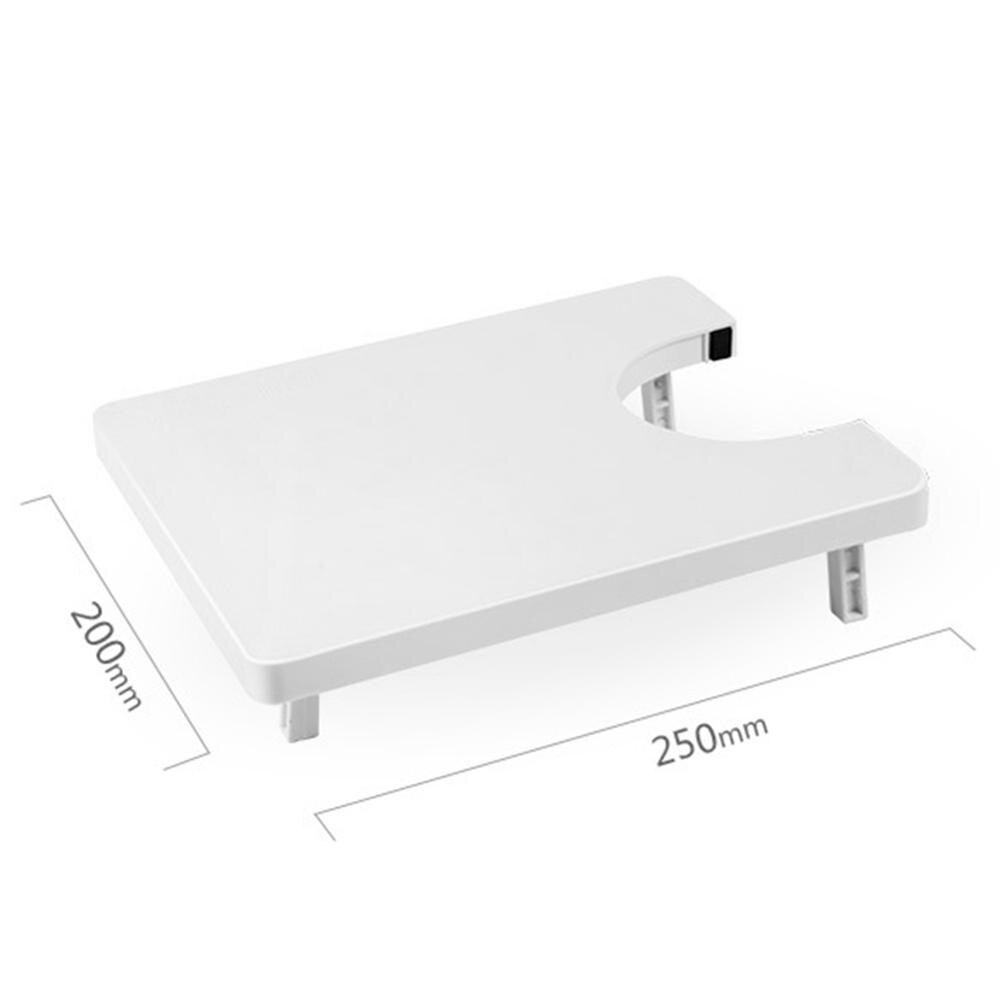 Mini Sewing Machine Built-in Light Mending Machine Dual Speed Double Thread Stitching Electric Pedal Sewing EU Plug Small Gadget: Extension Table