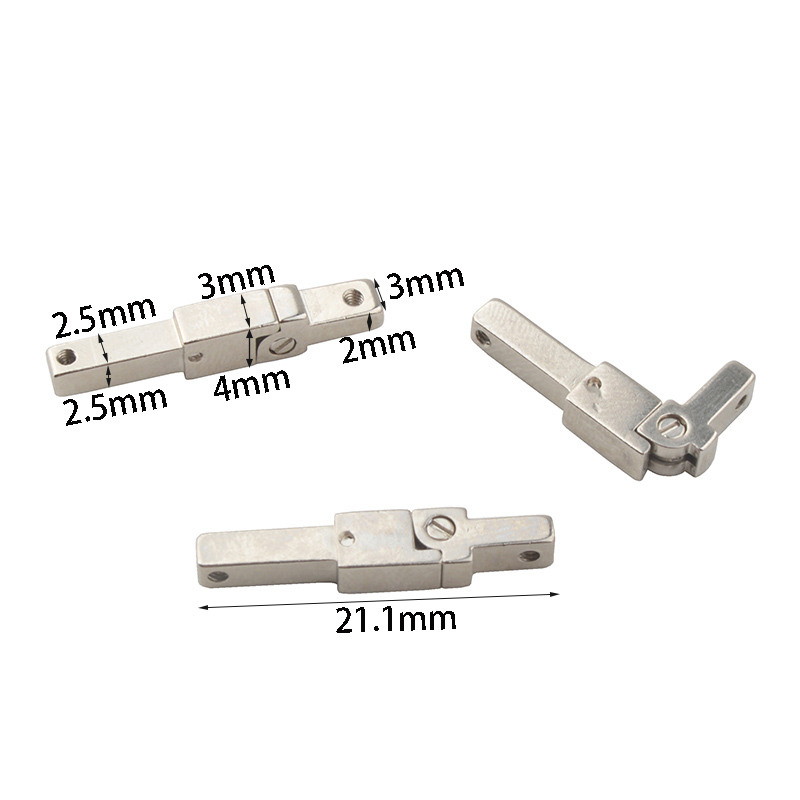 10 Paar (20 Stuks) 3Mm Breedte Bril Scharnier Brillen Reparatie Accessoire: Default Title