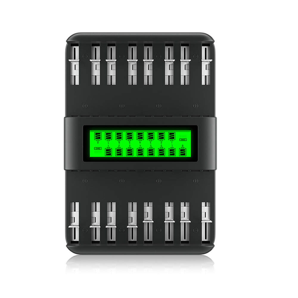 Batterie ricaricabili di dimensioni D LR20 Ni-mh 1.2V 8000mAh batteria con 16 fessura 1.2V AA AAA C D dimensioni Ni-mh Ni-CD caricabatteria: Altri