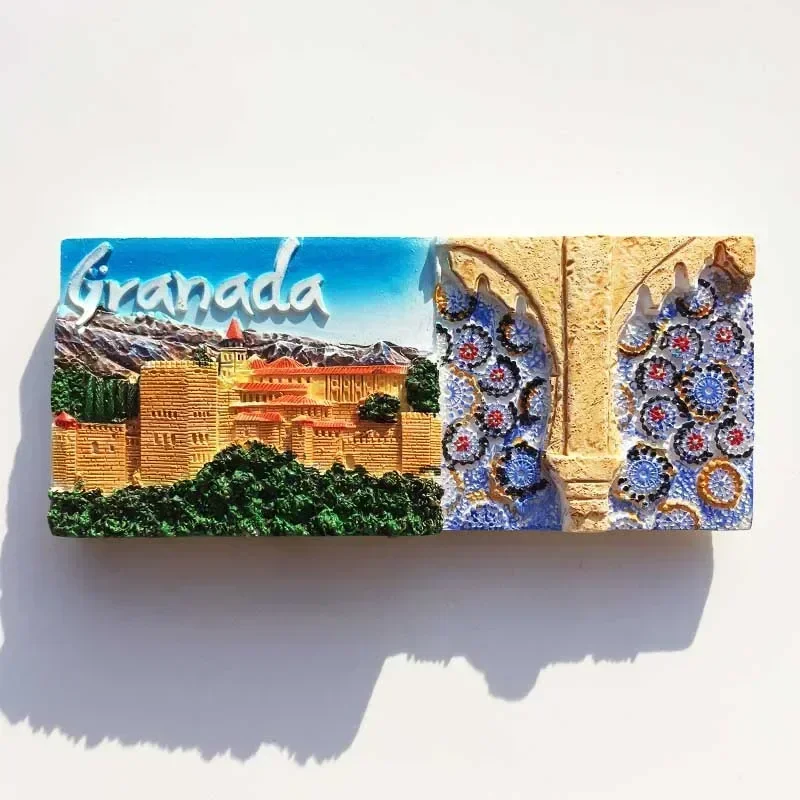Spaans Koelkast Magneten Toledo La Catedra Kathedraal Malaga Montserrat Magnetische Koelkast Stickers Toeristische Souvenirs Idee