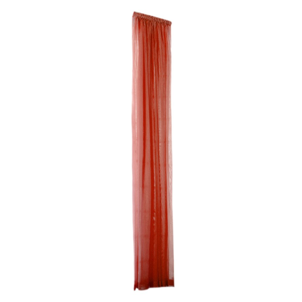 1pc Tulle Curtains For The Kitchen Living Room Solid Sheer Curtains Tulle On The Windows Drapes Window Screen Cortina #W2G: J