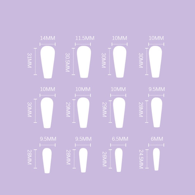 24 sztuk/zestaw biały wzór chmurki projekt sztuczne paznokcie różbyć winnym niebo francuski sztylet pełna pokrywa sztuczne paznokcie klej DIY manicure narzędzia robić paznokci