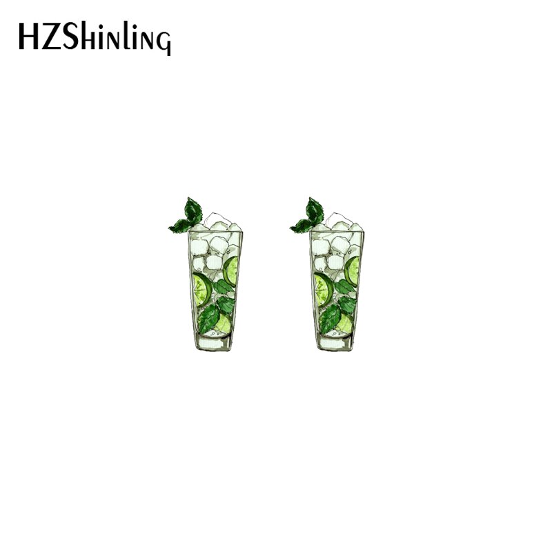 Pendientes de resina acrílica de limones, joyería hecha a mano, para niña, novedad de: 7