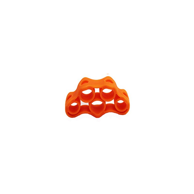 1Pcs Silicone Hand Vinger Trainer Ring Anti Stress Speelgoed Student School Verhogen Focus Speelgoed Antistress Voor Autisme: Orange 11LB