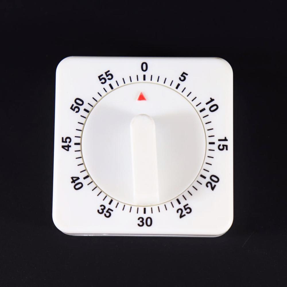 Kitchen small square pendulum timer 60 minutes timer reminder mechanical timer alarm clock