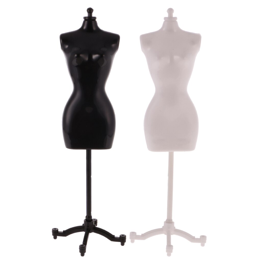 2Pcs Detachable Clothing Dress Display Model Stand Holder for Dolls