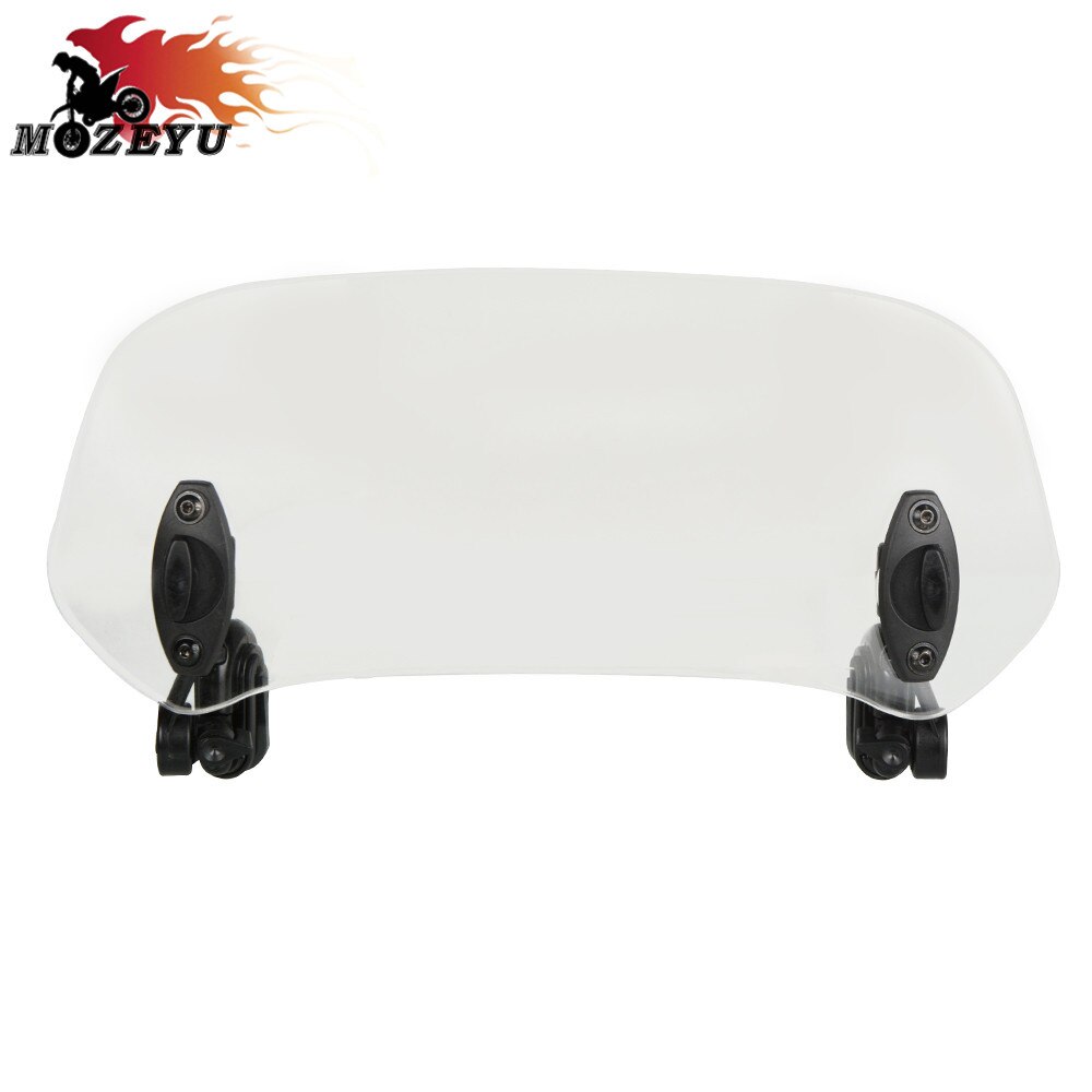 For Suzuki Bandit 1200S ABS Bandit 1250 ABS/1200S LE motorcycle Risen Adjustable Wind Screen Windshield Spoiler Air Deflector: Small-Clear