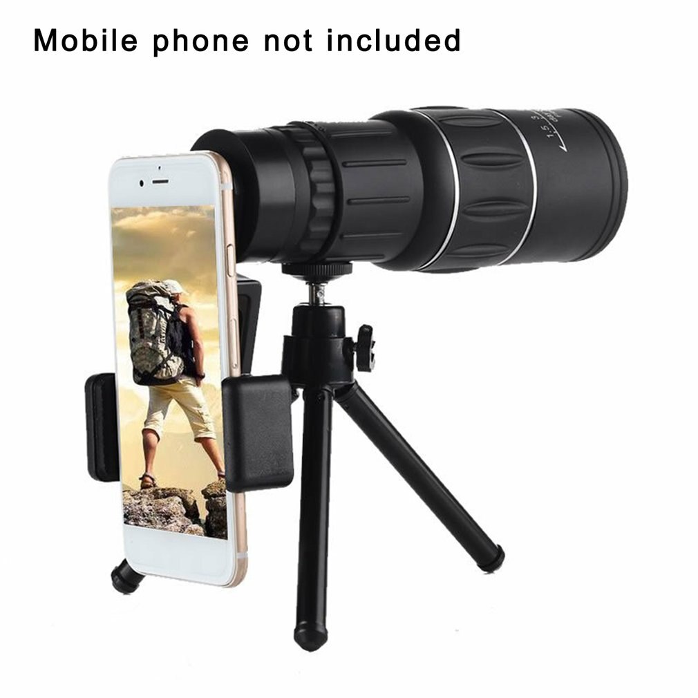 16X52 Distance Sports Zoomable Monocular Low Light Night Vision Monocular Telescope For Outdoor Watching