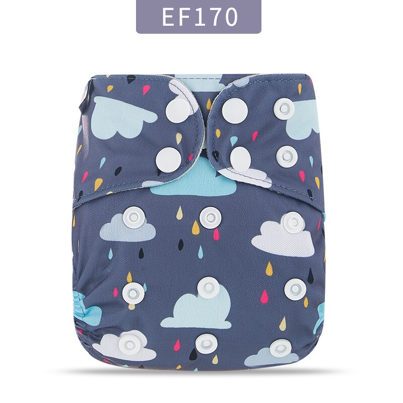 Elinfant reusable waterproof within 6kg newborn baby diaper dry fast suede cloth AIO pocket cloth diaper: EF170