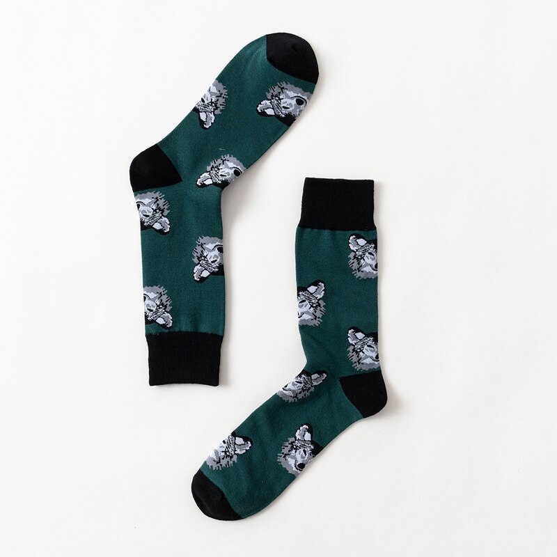 Men's Animals Dogs Socks Man's Dress Cotton Socks Funny Socks Casual Cotton Sport Socks Men's Socks: C9