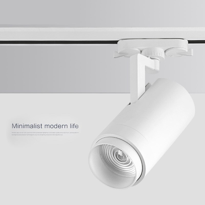 Mit schwerpunkt Spur licht 12 Watt 20 Watt LED Stelle licht Ausstellungsraum kleidung Einkaufen hintergrund Zauberstab rutsche Kolben mit schwerpunkt strahler Super helle