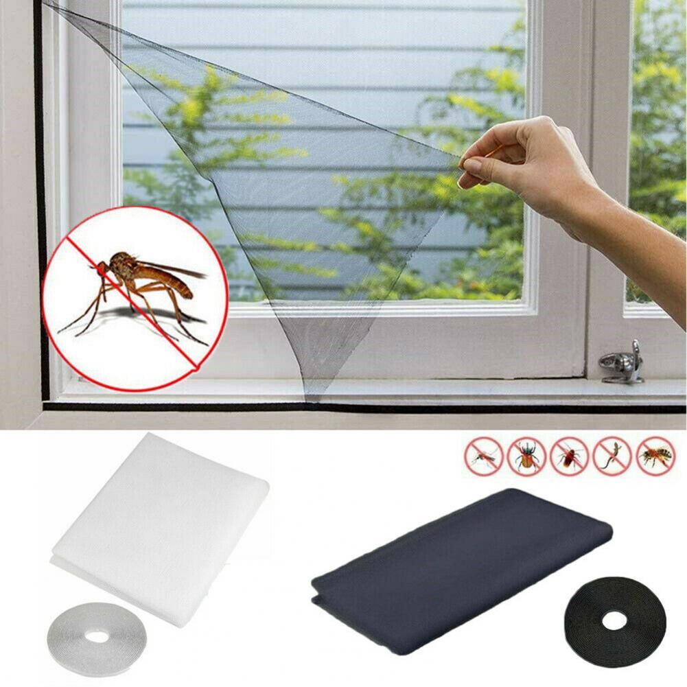Anti Mosquito Net Effective DIY Glass Fiber Screen Mosquito Flies Room Proof Curtain Mesh for Indoor