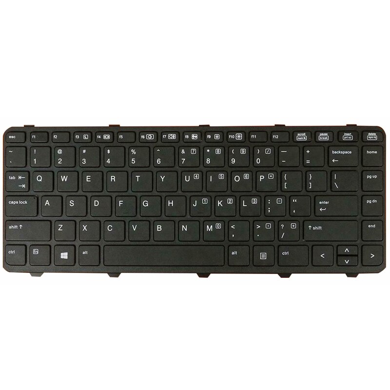 Nowa klawiatura laptopa nas rama dla HP 640 G1 645 G1s 738688-211
