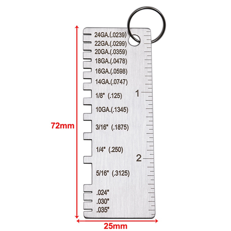 1 Set Car Light Tester Automotive Electrical Tester Test &amp; 1 Pcs Sheet Thickness Gauge Welding Gage Tools