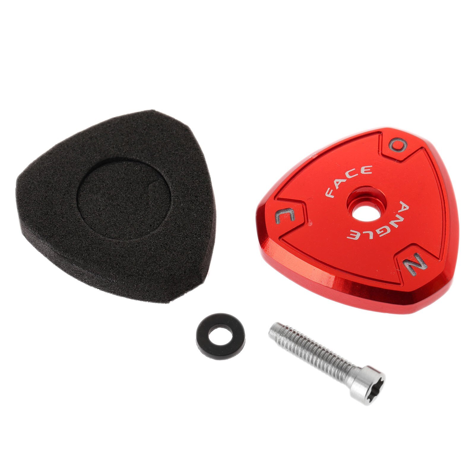 Golf Plate+Screw+Washer+Sponge Pad for Taylormade R11 Driver Aluminium Golfer Replacment Golf Clubs Accessories Red 1Set (4pcs)