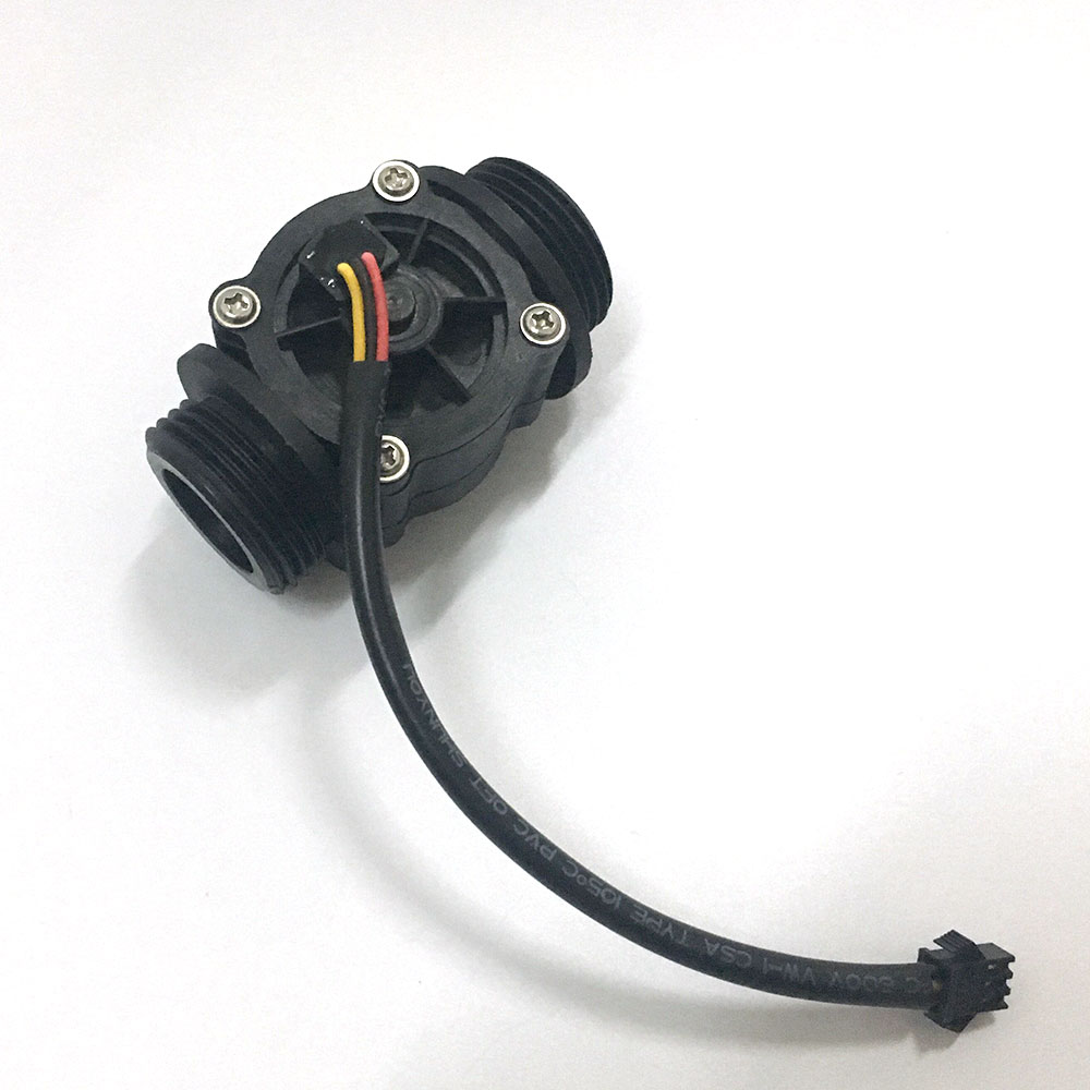 EBOWAN Waterproof Pressure Resistant Flow Sensors G1 Inch Water Flow Hall Effect Sensor Switch Flow Meter Counter 1-60L/min