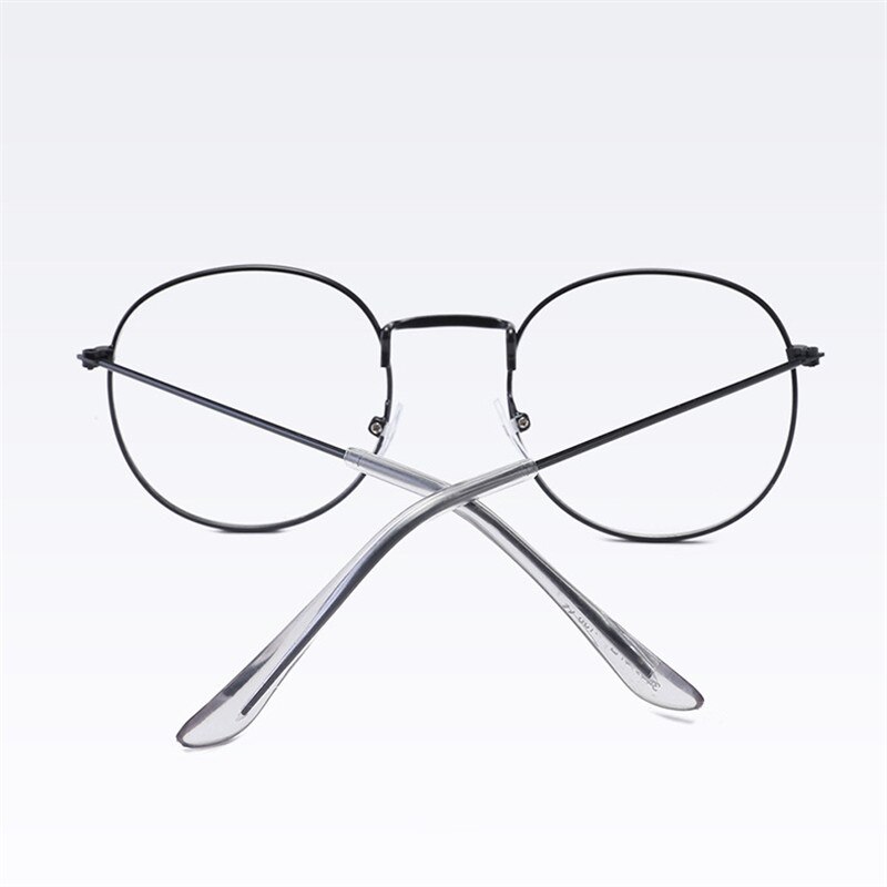 round women's glasses frame classic metal frame optical glasses transparent computer oval eyeglasses frame reading