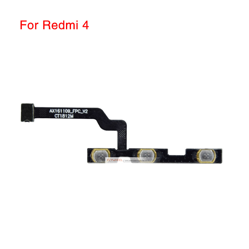 1pcs Power Button Flex Replacement For Xiaomi Redmi S2 3 3X 3S 4A 4X 5A 6A 7 5 Plus Note 5 6 Pro Mute Volume Control Side Switch