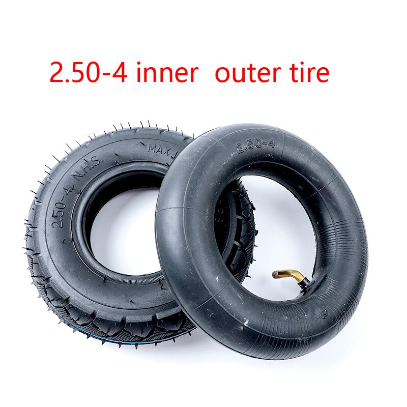 2.50-4 Banden Binnenband 2.50*4 Luchtband Voor Hand Vrachtwagens, Utility Winkelwagen, grasmaaiers, Wheelbarrows, Dollys, Scooters: inner and outer tyre