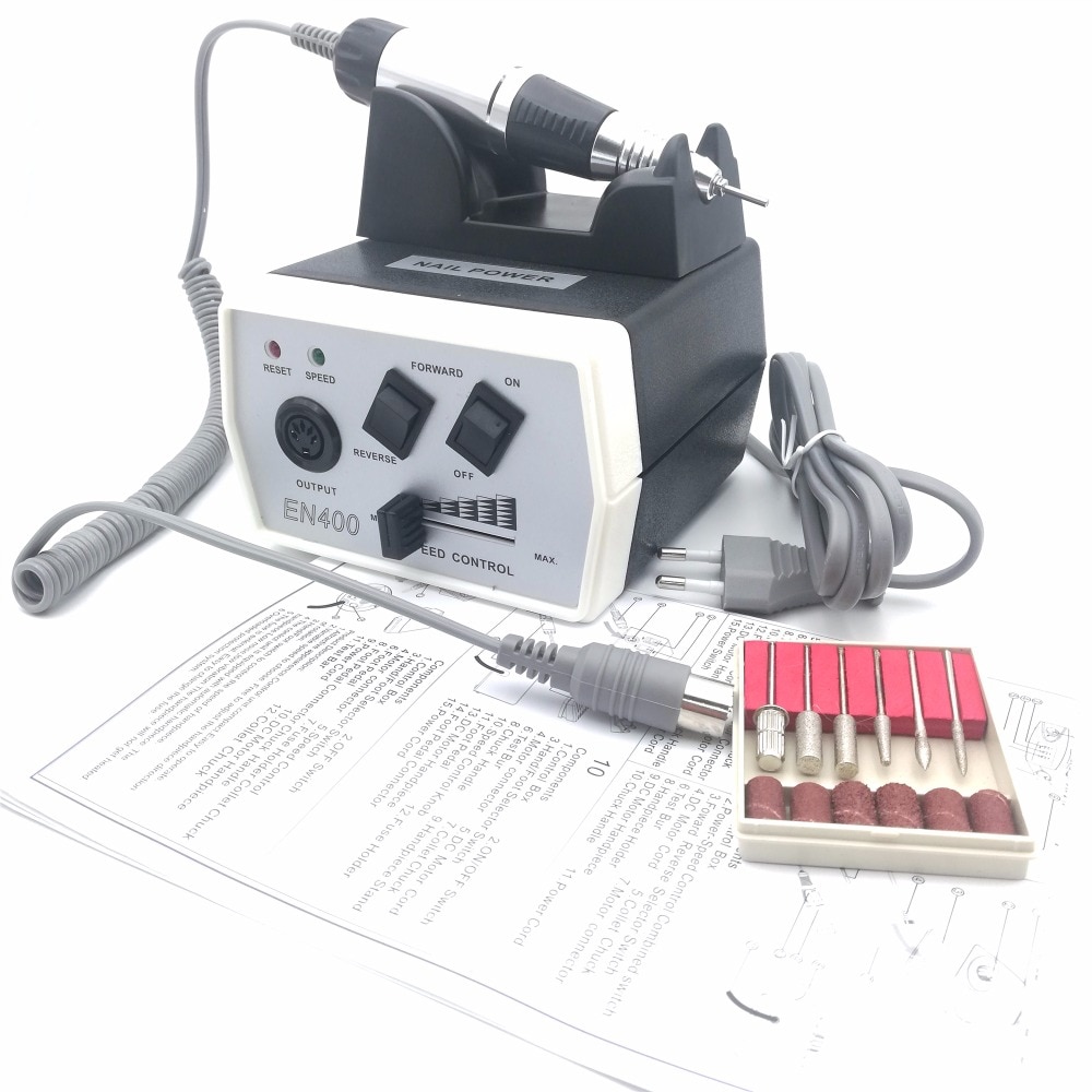30000Rpm 35W Pro Electric Nail Boor Machine Nail Art Equipment Manicure Pedicure Bestanden Elektrische Manicure Boor & Accessoire sets