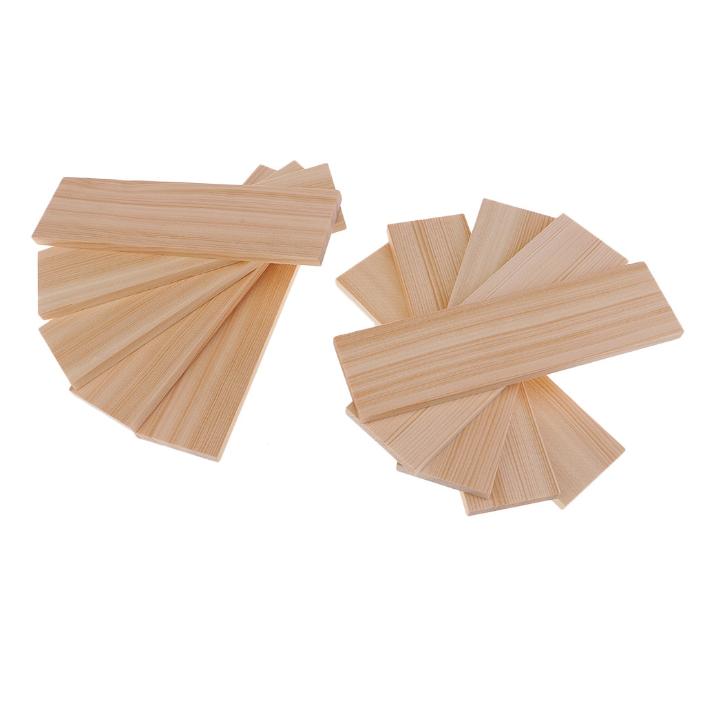 10 Uds Balsa hojas de madera 150x40x6mm para avión/barco modelo DIY Tarjeta de madera Tarjeta De Nombre placa de madera formas signo artesanal