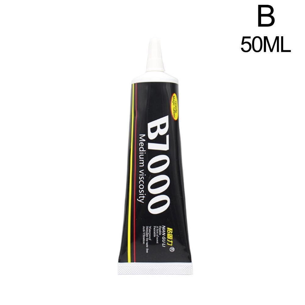 Multi-purpose B7000 transparent strong super adhesive, For DIY phone glass repair, suitable watch LCD screen jewelry case m I0D8: 50ML