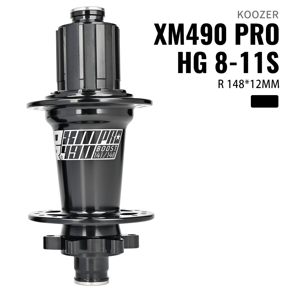 Koozer XM490 PRO Boost 28H 32 Holes MTB Bicycle Hub 15x110 12x148MM TA Thru HG XD MS SX GX NX 10 11s 12s THRU Bike CR-MO Steel: light green