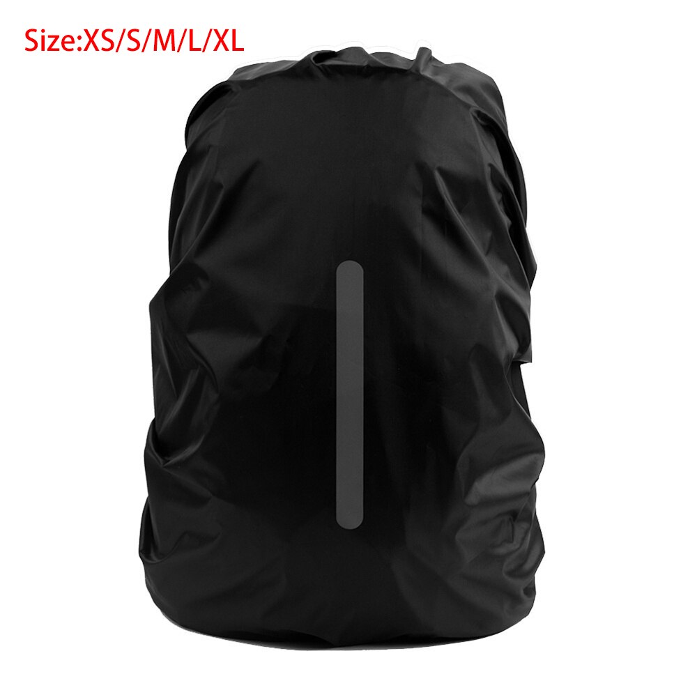 Ryggsäck regnskydd vattentätt ryggsäcksskydd regntätt för vandring med reflekterande remsa vattentät praktisk