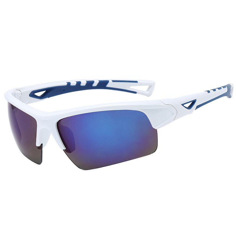 Specialized Anti-UV Fishing Glasses Men Women Anti-glare Fishing Sunglasses Outdoor Windproof Cycling Driving Hiking Eyewear: White
